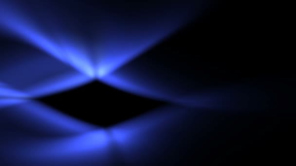 抽象的なぼやけた青い光の背景 — ストック動画
