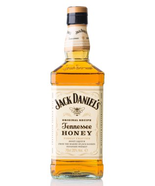 Bir şişe Amerikan tennessee viski markası Jack Daniels