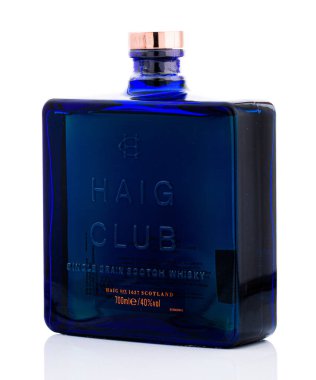 Tek tahıllı viski, viski ve Haig Kulübü.