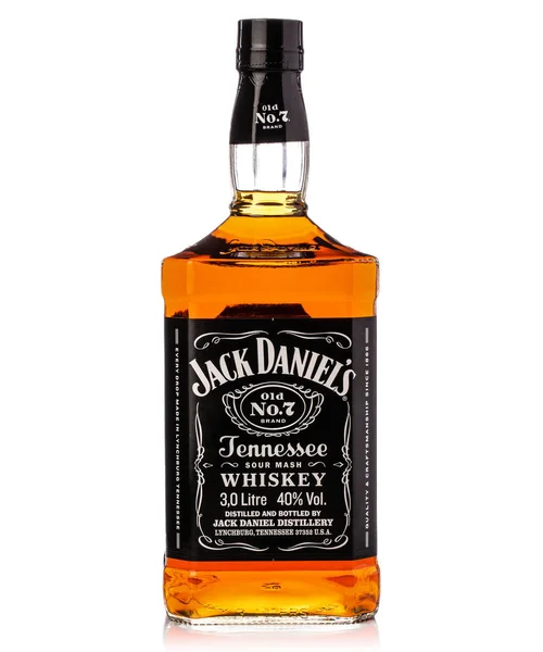 Bir şişe Amerikan tennessee viski markası Jack Daniels numara 7, 3