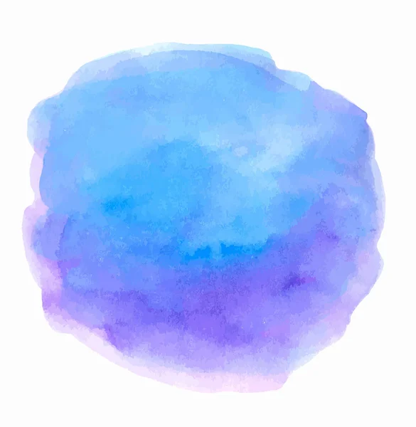 Textura abstrato violeta e azul aquarela — Vetor de Stock