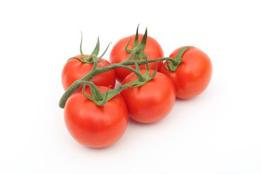 taze domates beyaz arka plan