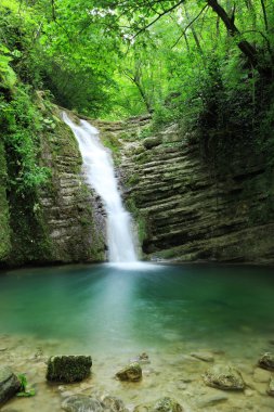 Erfelek Tatlica şelale, Sinop Türkiye'de uzun pozlama fotoğrafları