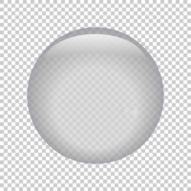 Vektör şeffaf düğme. EPS 10