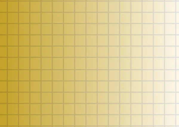 Vektor goldener Farbverlauf Hintergrund mit Quadraten oder Zellen — Stockvektor