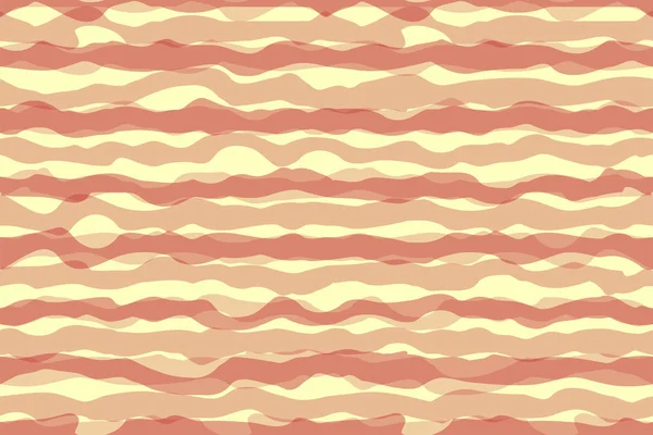 Fond horizontal rendu abstrait avec texture ondulée géométrique — Image vectorielle