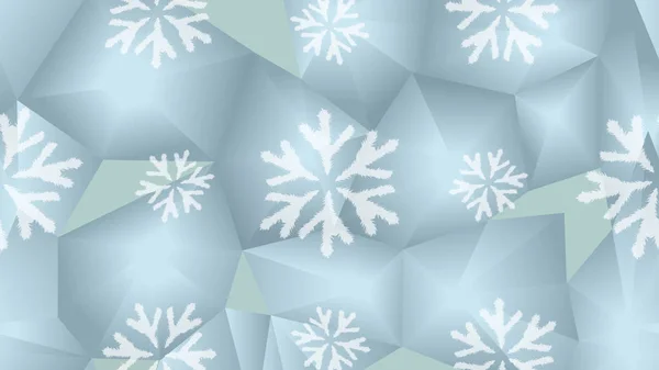 Fondo Invierno Vectorial Con Hielo Nieve Eps — Vector de stock