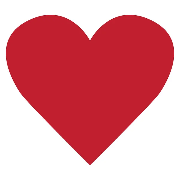 Vektör Simgesi Kalp Izole Sevgililer Seviyorum Eps — Stok Vektör