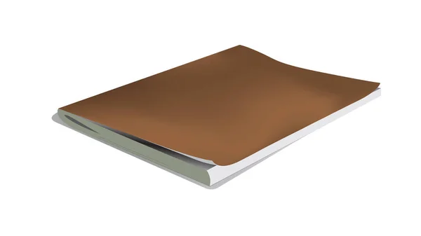 Векторний Реалістичний Ноутбук Ізольовано Білому Тлі Епс — стоковий вектор