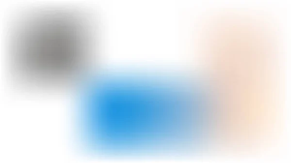 Vector vit oskärpa bakgrund med färgstark akvarell fläckar — Stock vektor