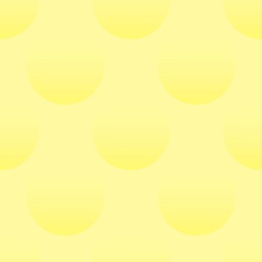 Sarı bir arka plan üzerinde 3d topları ile vektör sorunsuz doku