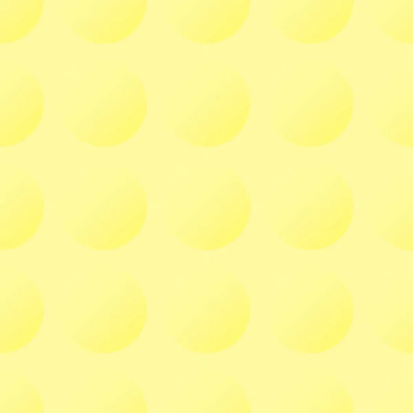 Textura sem costura vetorial com bolas 3d em um fundo amarelo — Vetor de Stock