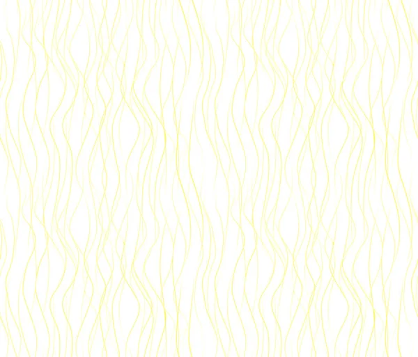 Modèle vectoriel sans couture avec des lignes ondulées dessinées sur un fond blanc — Image vectorielle