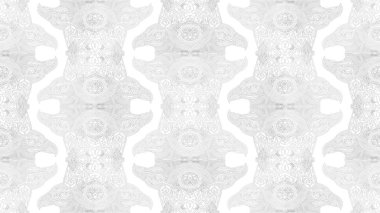 Etniv süslemeli ve kartallı beyaz arka plan. Kusursuz doku