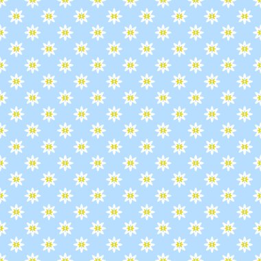 Vektör sorunsuz doku. Küçük ihale çiçekler