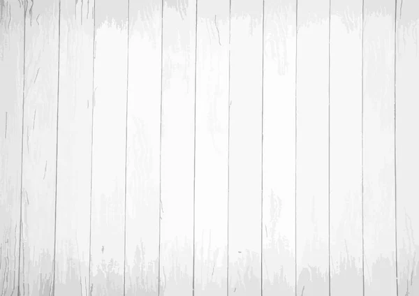 Vektor weißer Hintergrund mit zerkratzten Holzbrettern — Stockvektor