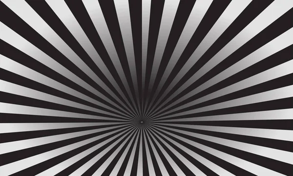 ベクトルポップアートカラフルな光線の背景。白い背景の黒い光線 — ストックベクタ