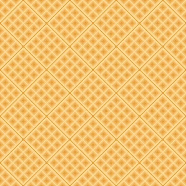 Fundo sem costura com waffels. Textura sem costura vetorial — Vetor de Stock