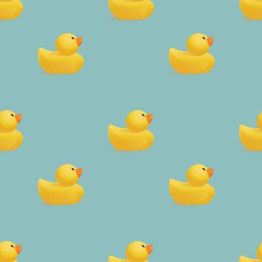 Sarı kauçuk ördekli vektörsüz doku