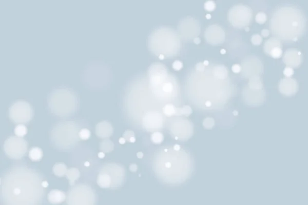 Fondo Abstracto Borroso Blanco Bokeh Navidad Borrosa Hermosas Luces Navidad — Vector de stock