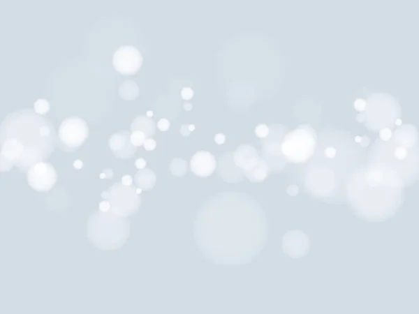 Weiße Unschärfe Abstrakten Hintergrund Bokeh Weihnachten Verschwimmt Schöne Glänzende Weihnachtsbeleuchtung — Stockvektor