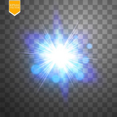 Parlak ışık efektlerinden oluşan yaratıcı bir konsept vektör kümesi siyah arka planda izole edilmiş kıvılcımlarla parlar. Resim tasarımı için, Noel kutlaması için pankart, sihirli ışık ışını