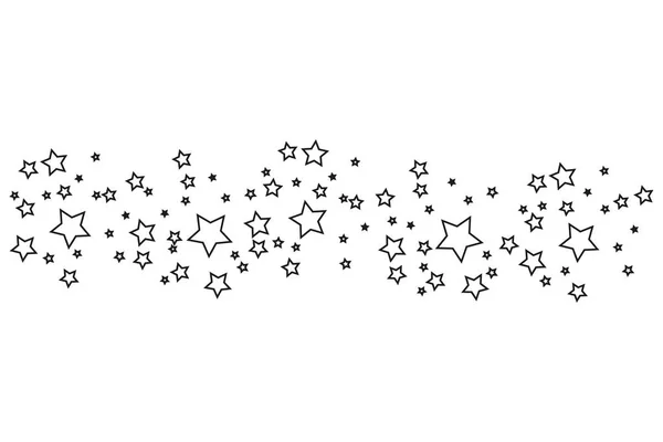 Estrella Fugaz Negra Con Elegante Rastro Estrella Sobre Fondo Blanco — Archivo Imágenes Vectoriales