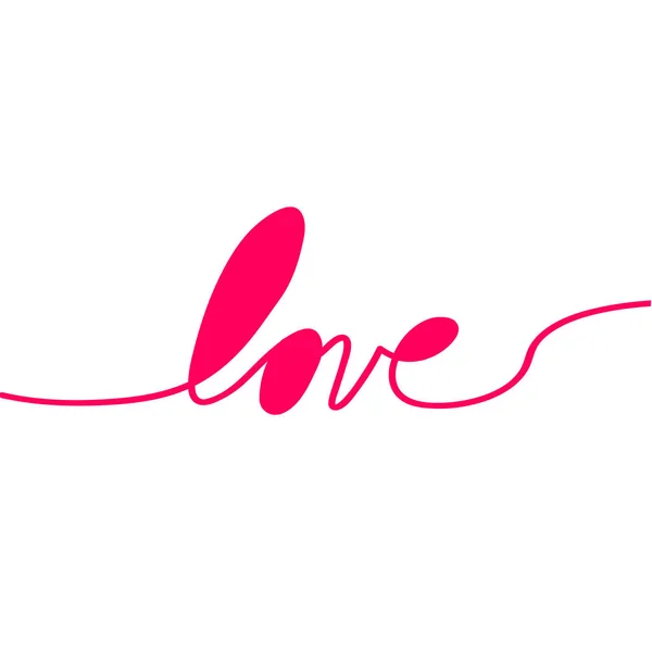 Αγάπη με καρδιές σε συνεχείς γραμμές σχεδίου σε επίπεδο στυλ σε συνεχείς γραμμές σχεδίου. Συνεχής μαύρη γραμμή. Η δουλειά του επίπεδου σχεδιασμού. Σύμβολο αγάπης και τρυφερότητας — Διανυσματικό Αρχείο