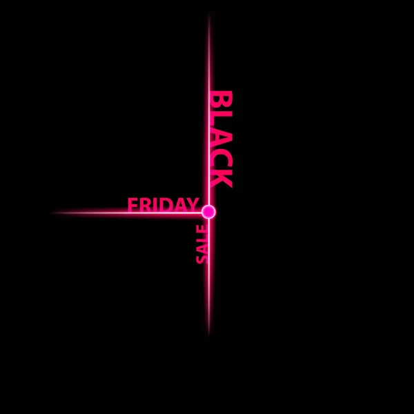 Black Friday Icono de velocidad en el fondo negro  , — Vector de stock