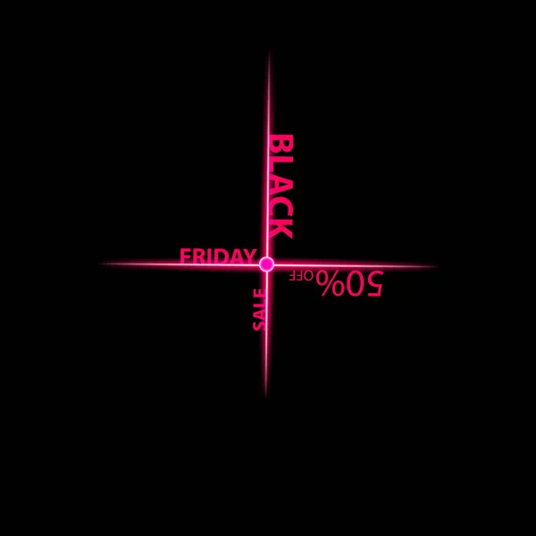 Black Friday Icono de velocidad en el fondo negro  , — Vector de stock