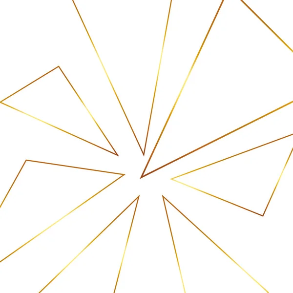 シームレスな幾何学的。黄金の背景。シームレスなベクトル。黄金のテクスチャです。三角形の幾何学的な背景は。金、キラキラ、現代 — ストックベクタ