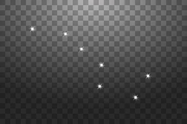 Big Dipper Signo del zodíaco de las hermosas estrellas brillantes sobre un fondo transparente. Ilustración vectorial — Archivo Imágenes Vectoriales