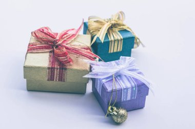 hediye kutusu arka plan ve kopya alanı