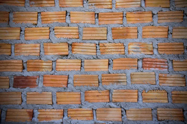 Parede Tijolo Vermelho Tijolo Vermelho Para Construir Uma Parede Para — Fotografia de Stock