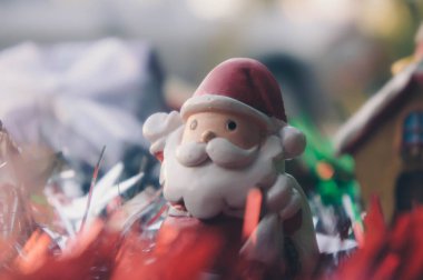 Noel Baba ve chirstmas arka plan