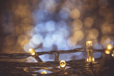 bokeh küçük Led ışık ışık gece Dekoratif ışıklar festivaller için