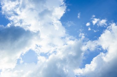 bulutlu gökyüzü arka plan, mavi gökyüzü gün