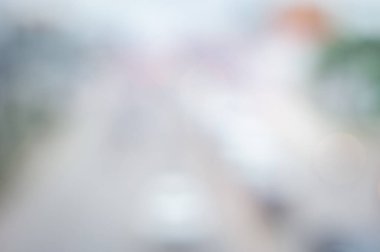 Bokeh soyut arka plan Retro tarzı ile bulanıktrafik yolu