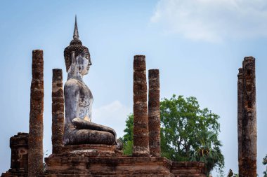 Sukhothai Historical Park, tapınak Tayland Buddha görüntü