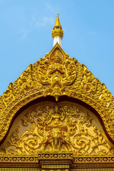 Arte de arquitetura de estilo tailandês bela arte de estilo tailandês — Fotografia de Stock