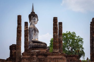 Sukhothai Historical Park, tapınak Tayland Buddha görüntü