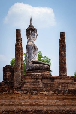 Sukhothai Historical Park, tapınak Tayland Buddha görüntü