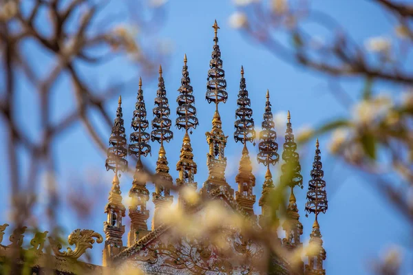 Templo arte de Laos Hermoso arte — Foto de Stock