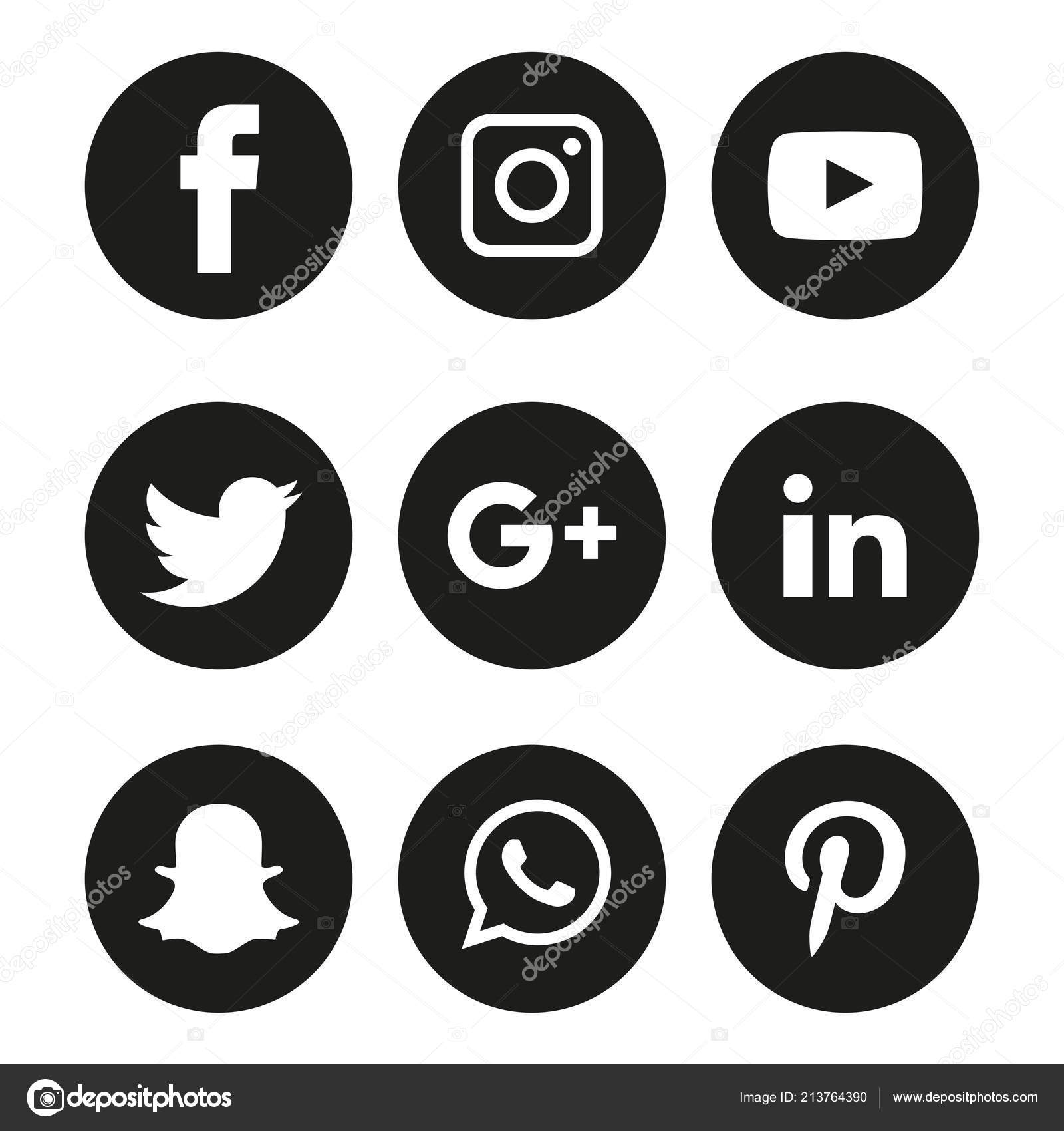 Facebook Instagram Logo Black And White Black White Social Media