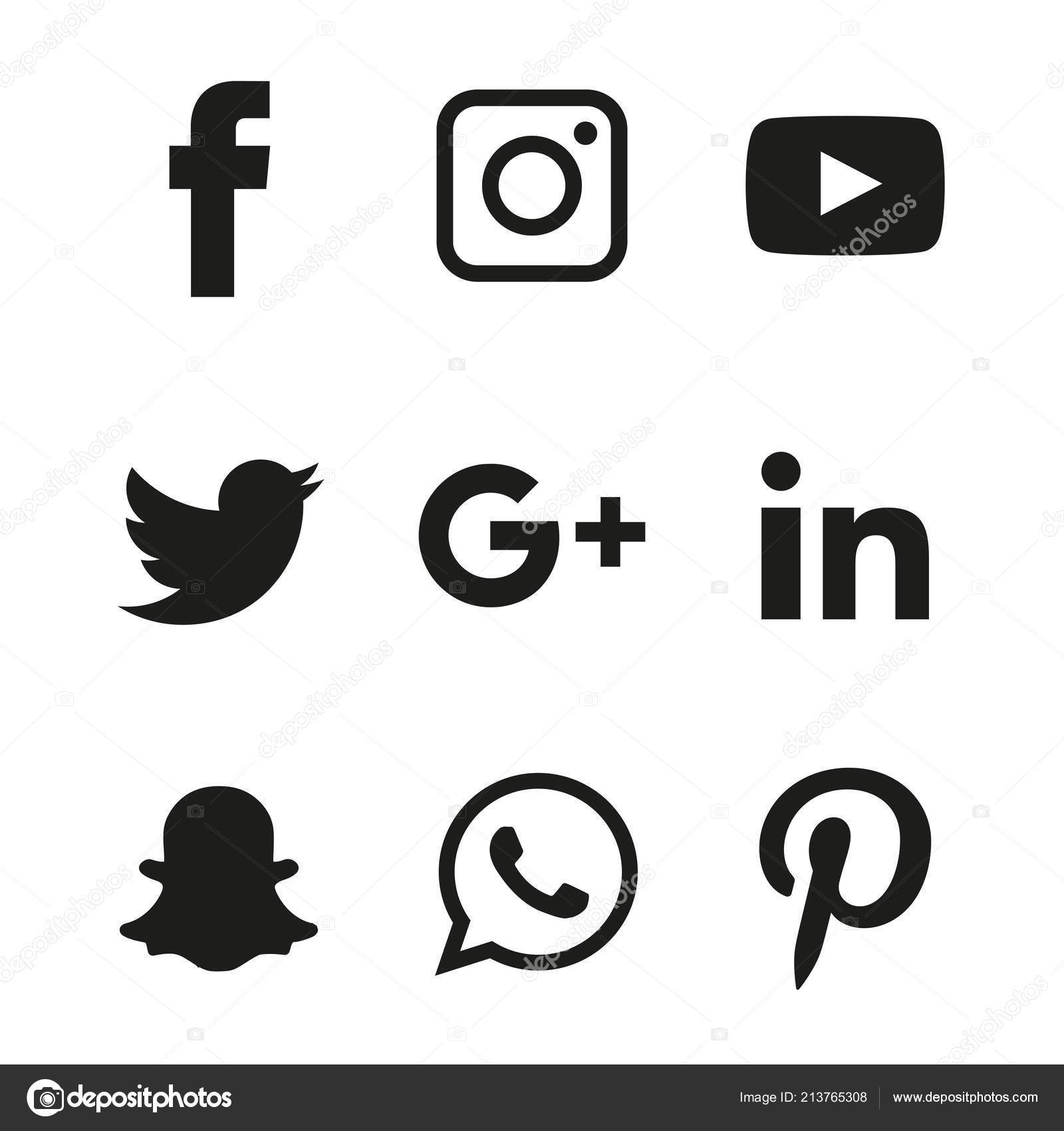 Black White Social Media Icons Set Logo Vector Illustrator Facebook Stock Vector Royalty Free Vector Image By C Designmaster81 Black White Social Media Icons Set Logo Vector Illustrator Facebook Stock Vector Royalty Free Vector Image By C Designmaster81