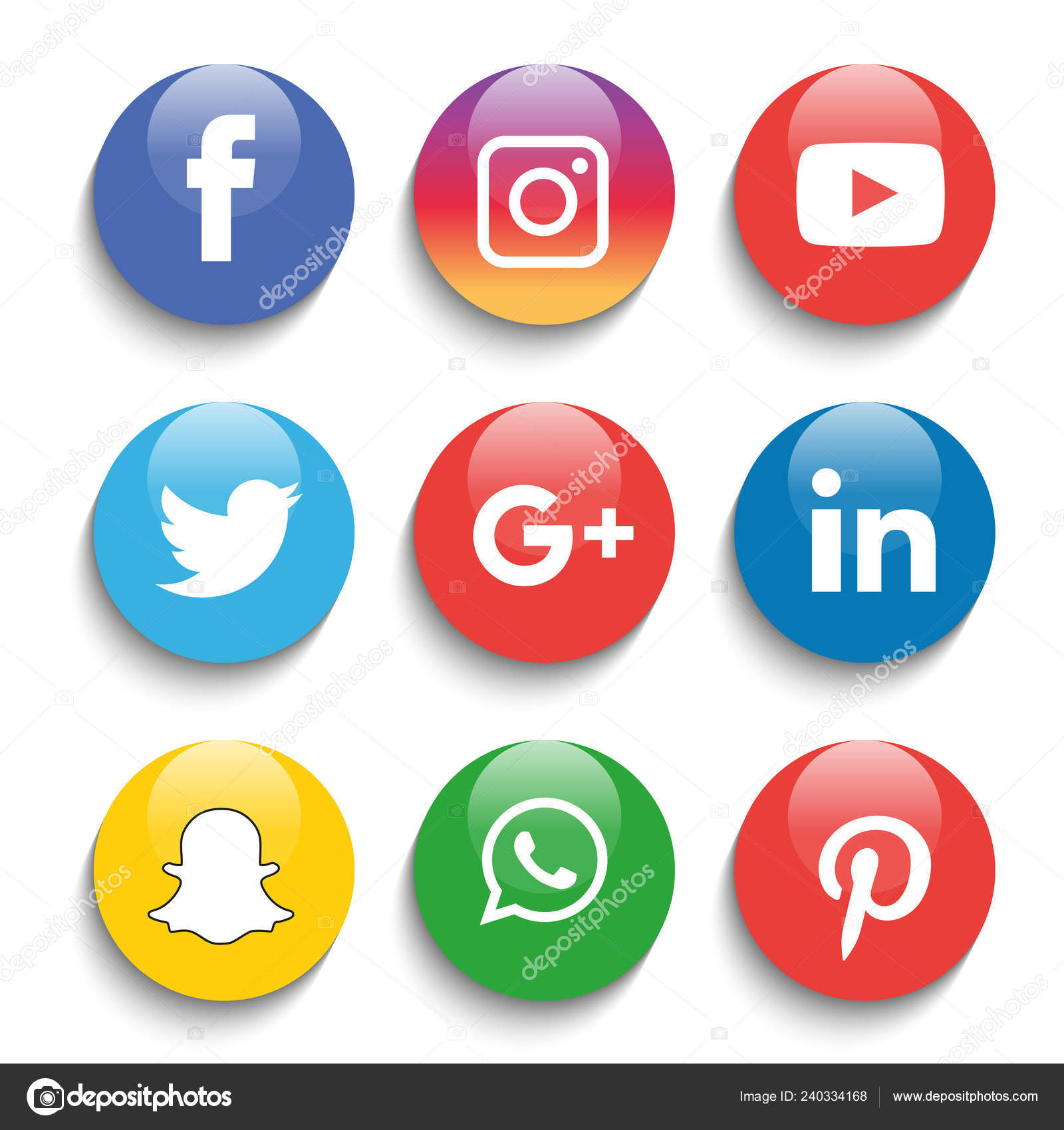 logo: Facebook Twitter Instagram Pinterest Logo

