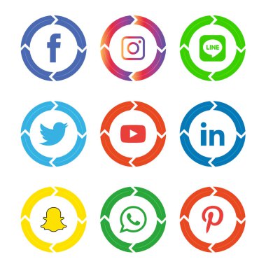 Social Media Icons Black White Facebook Instagram Twitter Free Vector Eps Cdr Ai Svg Vector Illustration Graphic Art