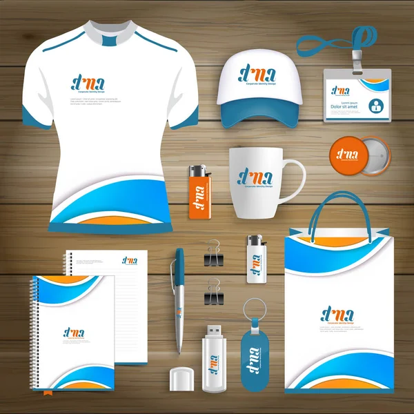 Gift Items Business Corporate Identity Vector Abstract Diseño Recuerdos Promocionales — Archivo Imágenes Vectoriales