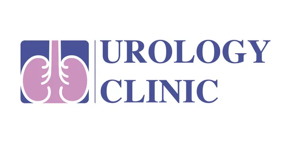 Rim Urologia Cuidados Logotipo Projeta Vetor Rins Humanos Ícone Nefrologia — Vetor de Stock
