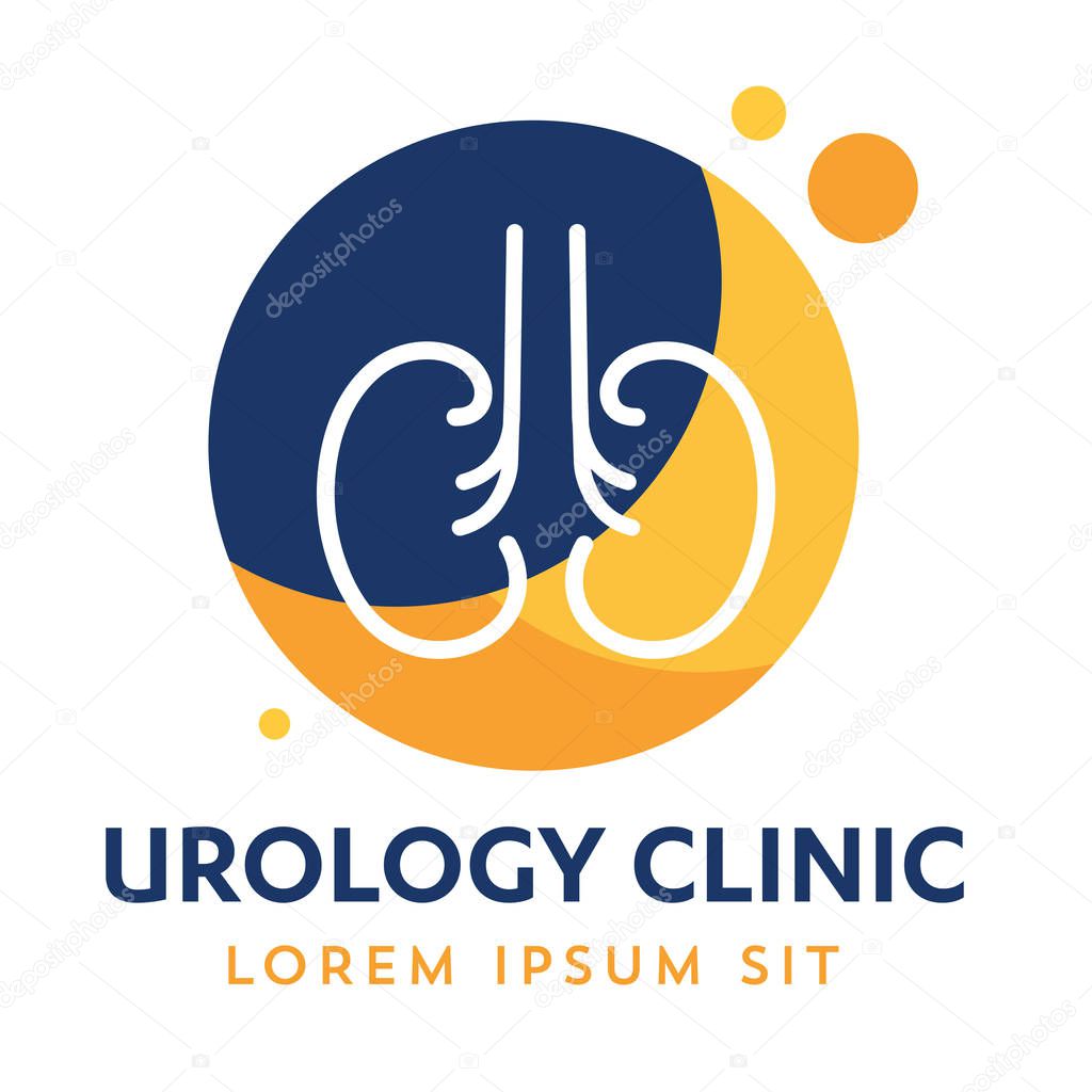 Kidney Urology Care logo designs vector, Human Kidneys, Nephrology Icon . Medical Hospital Clinic Symbol 